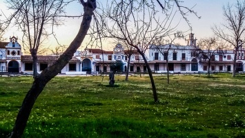 La ville d'El-Rocio, Espagne.