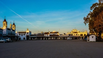 La ville d'El-Rocio, Espagne.