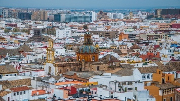 La ville de Séville, Espagne.