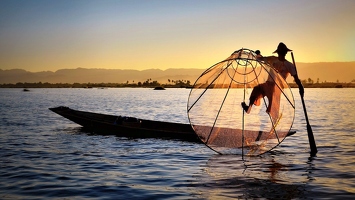 Pêcheur équilibriste