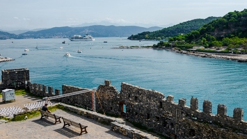 Les 5 Terres vue de la Mer