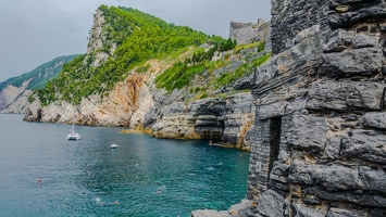 Les 5 Terres vue de la Mer