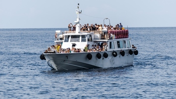 Les 5 Terres vue de la Mer